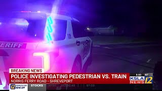 Man hit by train on Norris Ferry Road in Shreveport