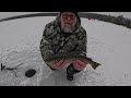 Michigan Ice Fishing, Troy’s First Trout, on the Hard STUFF! #troutfishing #michiganfishing