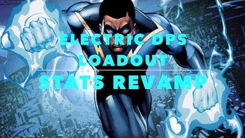 DCUO - Best Electric DPS Loadout and Rotation (AOE+ST) (Post Stats Revamp)