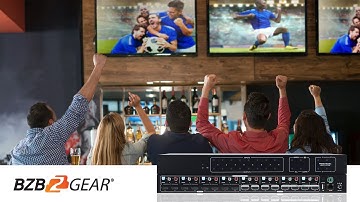 Professional 4K HDR 8x8 HDMI Matrix Switcher Can Do It All | BG-UHD88M-18G