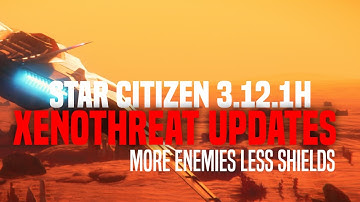 Star Citizen 3.12.1h PTU Patch Notes |  XenoThreat Modifications | More Enemies | Less Shields