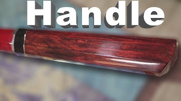 How my Dad Puts a Cyanoacrylate Finish on a Knife