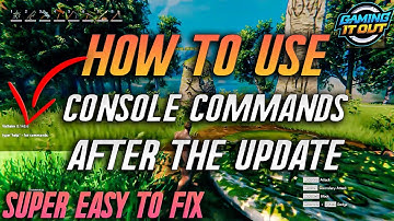 How To Use Console Commands In Valheim AFTER THE UPDATE!! Very Easy To Fix!