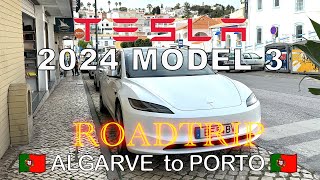 Range Test: 500km in my Tesla Model 3 Highland SR: Portugal Road Trip  Algarve to Porto