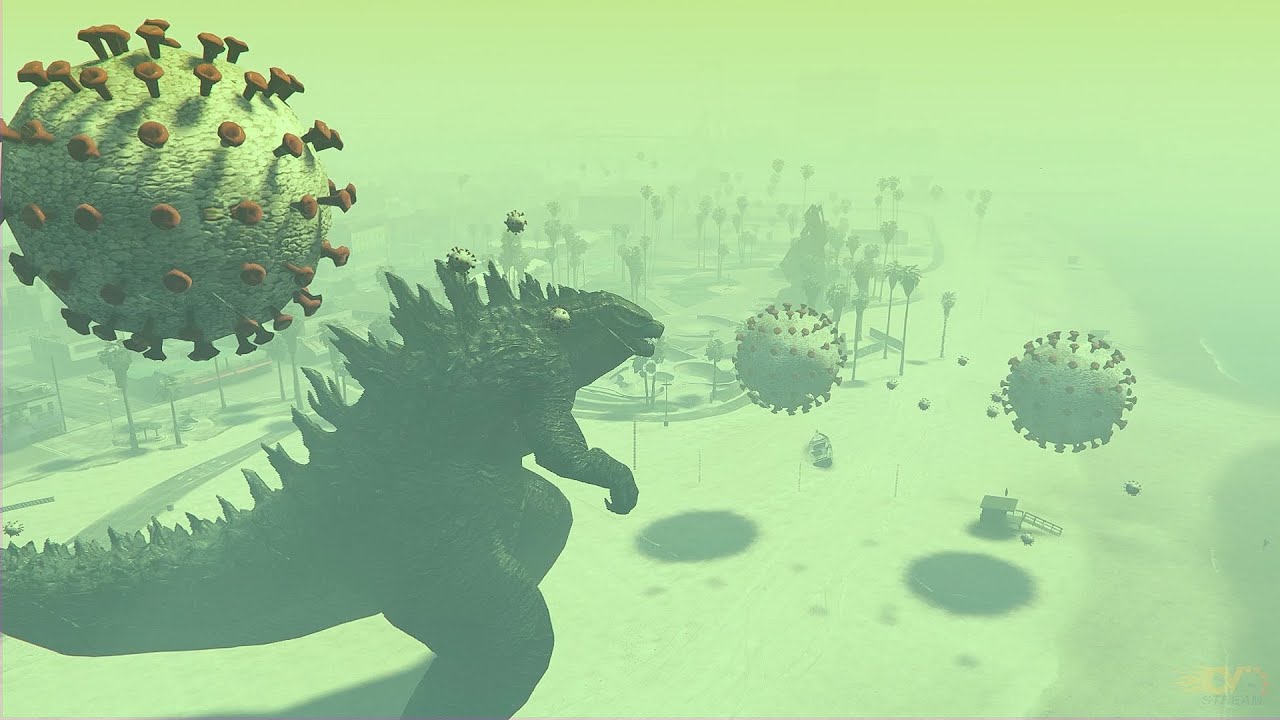 GTA 5 - Godzilla Vs Virus Corona