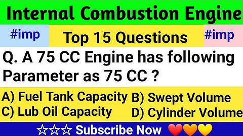 Top 15 IC Engine Objective Question And Answer For All Competitive Exams