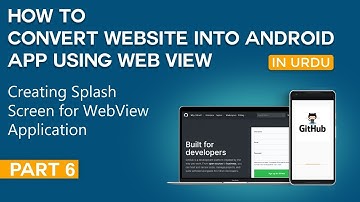 How to Convert Website into Android App Part 6 | Creating Splash Screen with Horizontal Progress Bar