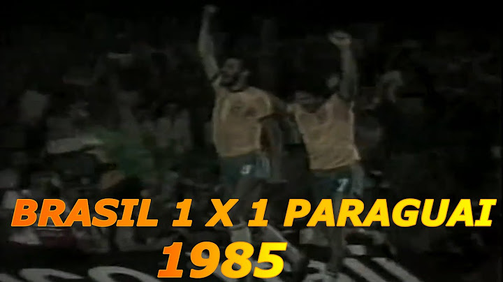 Brasil 1 x 1 Paraguai Eliminatórias 85 melhores momentos Galvão Bueno