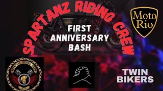 SPARTANZ RIDING CREW 1st ANNIVERSARY CELEBRATION @motorio_ twinbikers rr310 superbike bikers