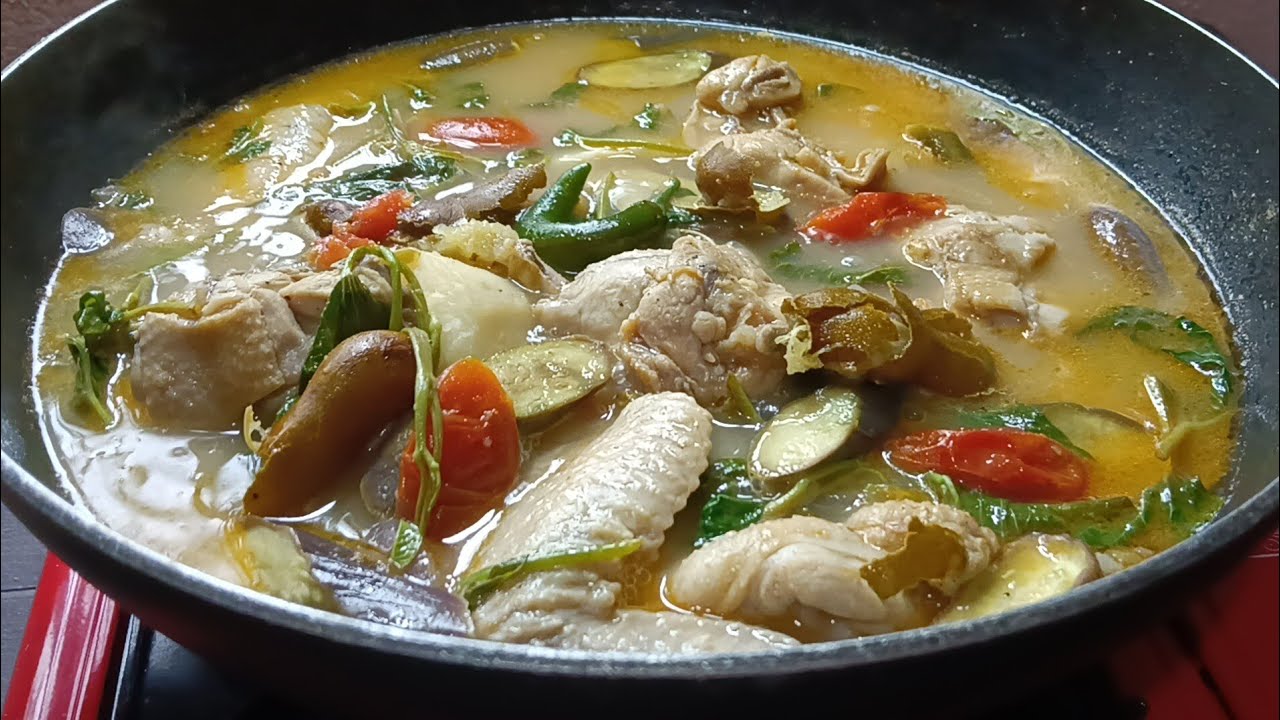 SARAP GRABE! KAKAIBA AT NATURAL ANG LASA NITO! SINAMPALUKANG MANOK NA MAY GABI EASY RECIPE!