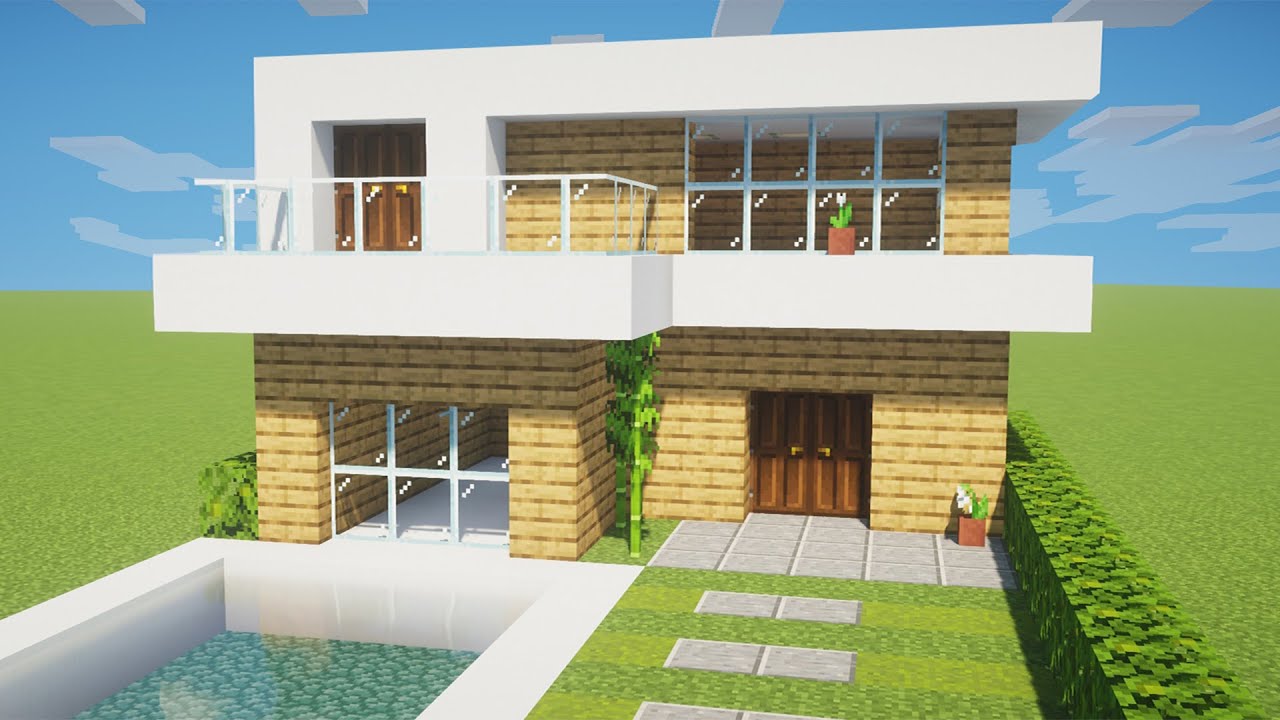 Minecraft - Casa Moderna Luxuosa - Tutorial Manyacraft 