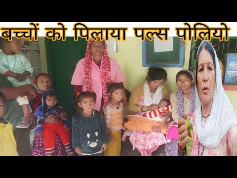 पल्स पोलियों की ड्यूटी||लिंगडा निकाले||Daily Pahadi Life Culture 😍||@Surajinegi 