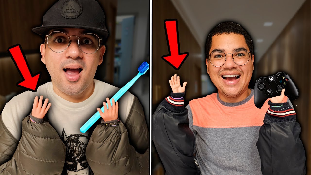 PASSAMOS 24 HORAS FAZENDO TUDO COM MINI MÃOZINHAS DE BORRACHA!