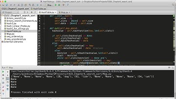 Search/Sort 5 | Hash tables 3