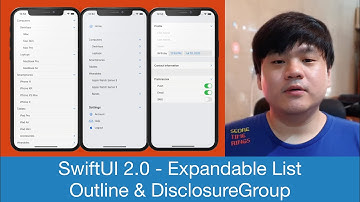 SwiftUI 2.0 | Building Expandable List using OutlineGroup & DisclosureGroup