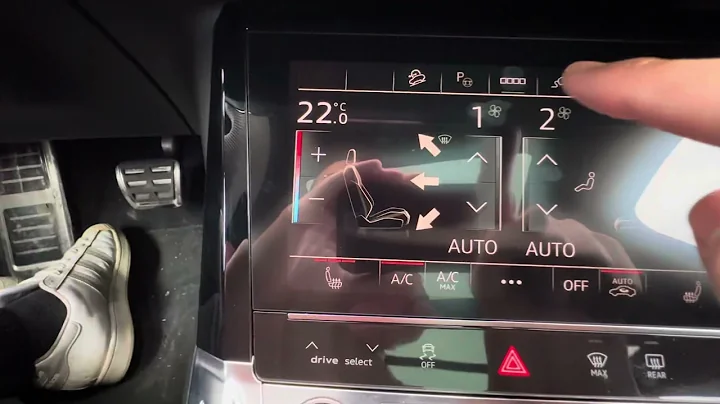 Audi Speed warning system shortcut