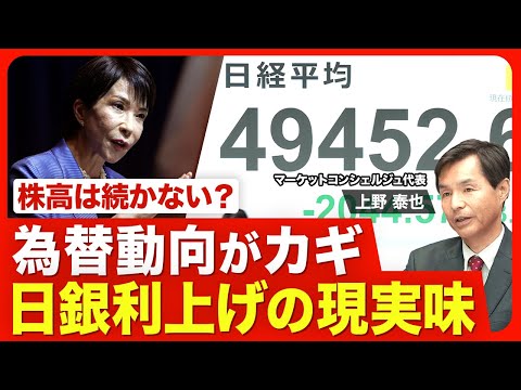 Sanaenomics and the Bank of Japan Interest Rate Hike] The key