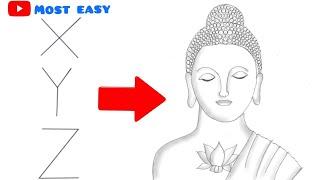 Lord Buddha drawing | Buddha purnima drawing | how to draw Lord Buddha screenshot 5