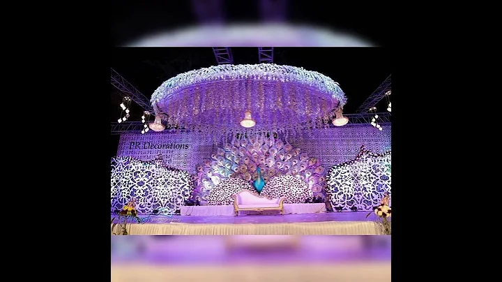 Luxury wedding reception stage decorations ideas every Bride dream, glamorous wedding venues,#shorts