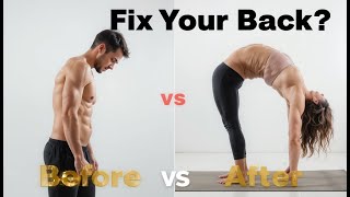 4-Minute Backbend Routine To Fix Back Pain, Improve Posture & Boost Flexibility