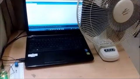 Automatic Temperature Controlled AC Fan Using Arduino UNO and LM35 sensor