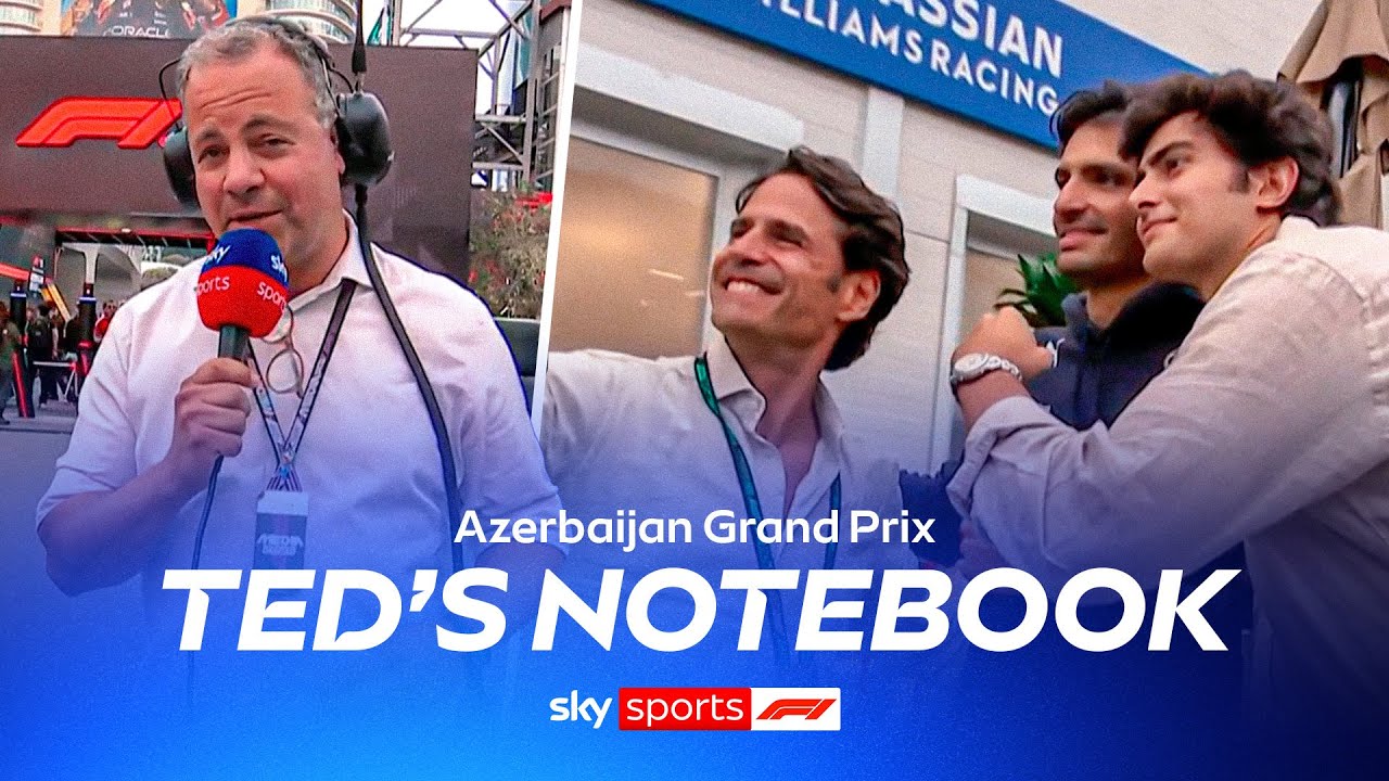 Carlos Sainz celebrates as Ted rounds up the Baku action š£ļø | Ted's Azerbaijan Grand Prix Notebook