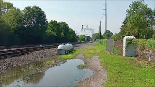 CSX 7231 Leads CSX Manifest Train Beautiful K5LA Fixed Doppler