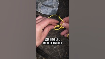 How I tie guylines to my tarp for backpacking