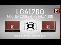 Noctua SecuFirm2™ Intel LGA17xx installation using the NM-i17xx-MP78 / MP83 upgrade kits