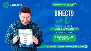 🔴 Curso Gratuito 📕 Admisión 2024 🏫 Ingreso a la Universidad 📚 Clase 37 🧠 Preguntas UCE - Numérico