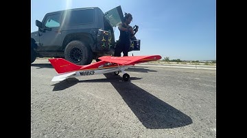 Scale FPV - Eflite Maule  M7 - STOL Plane - Testing 3d printed landing gear parts