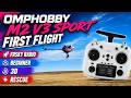 OMP M1/M2 V3 First Flight for Beginners including Attitude/3D/Rescue Modes