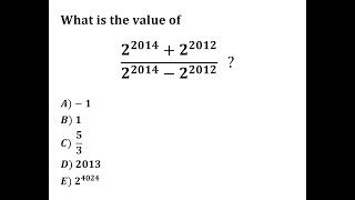 AMC 10 Problem 4 (2013 10A #8 and 2013 12A #4)