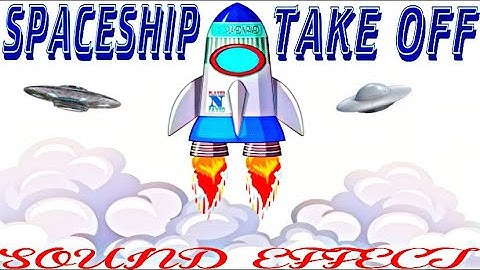 Spaceship Takeoff Sound Effect / NASA Space Shuttle Launch Sounds / UFO Space Craft Launching / Free