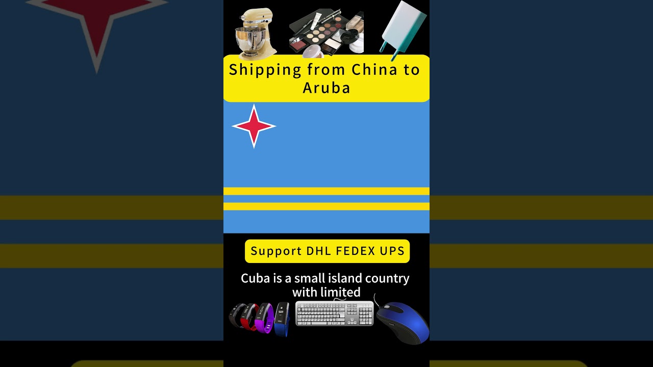 Shipping from China to Aruba 