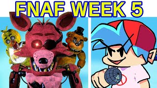 Friday Night Funkin' VS Five Nights at Freddy's FULL WEEK 15 (Chica, Foxy, Bonnie) (FNF Mod/FNaF 1)