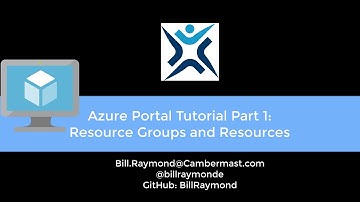 Azure Portal Tutorial: Getting started with resource groups and resources