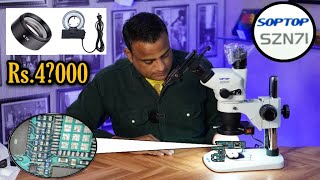 लो आ गया आपकी डिमांड पर SopTop SZN71 Zoom Stereo Trinocular Microscope #lohia_telecom