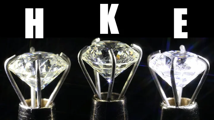 DIAMOND COLOR COMPARISON UNDER DIFFERENT LIGHTS! ENGAGEMENT RING COLOR GUIDE TO SAVE MONEY SHOPPING