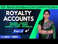 Royalty Account Meaning Concept | B.com 1st Year |Numerical | Financial Accounting B.Com 1st year