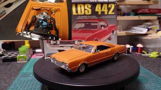 1967 Olds 442 Lindberg 1:25 Scale Model Car Kit Build