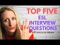 Teaching English Interview Questions - YOU SHOULD BE ASKING