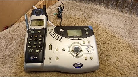 AT&T 5840 5.8 GHz Cordless Phone with Digital Answering System | Initial Checkout