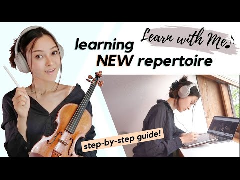 The ULTIMATE GUIDE on How To Learn New Violin Repertoire! | Learn With Me
