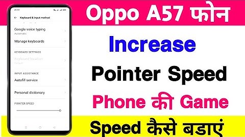 Oppo A57 Pointer Speed Kaise Badaye || How To Increase Pointer Speed On Oppo A57