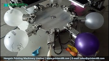 Fully Automatic Double Color Rotary Screen Printing Machine for Latex Balloons