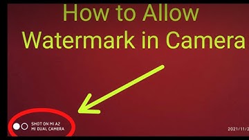 How to turn on Watermark on MI A2 Camera . thanks for watching  please subscribe