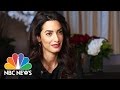 Amal Clooney Vows To Bring ISIS To Justice 'No Matter The Price' | NBC News