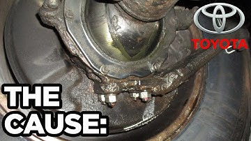 Why 4WD Toyota Front Axle Knuckle Seal is Leaking Grease