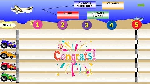 Hướng dẫn game Powerpoint/Trò chơi dạy học cuộc đua thông thái bằng Powerpoint